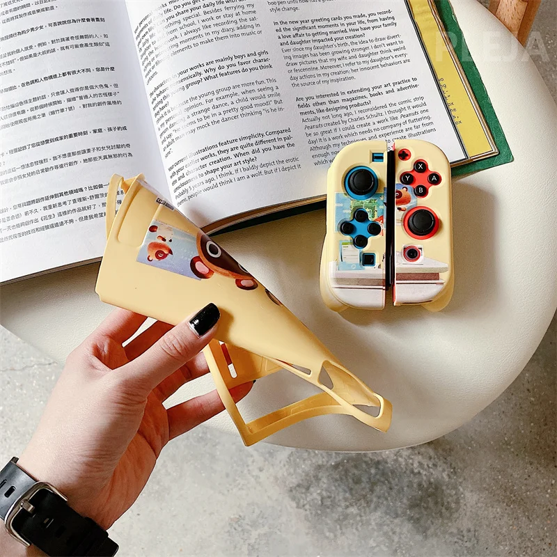 Милый мультяшный аниме чехол для Nintendo Switch NS NX ТПУ силиконовый Защитный игры Joycon