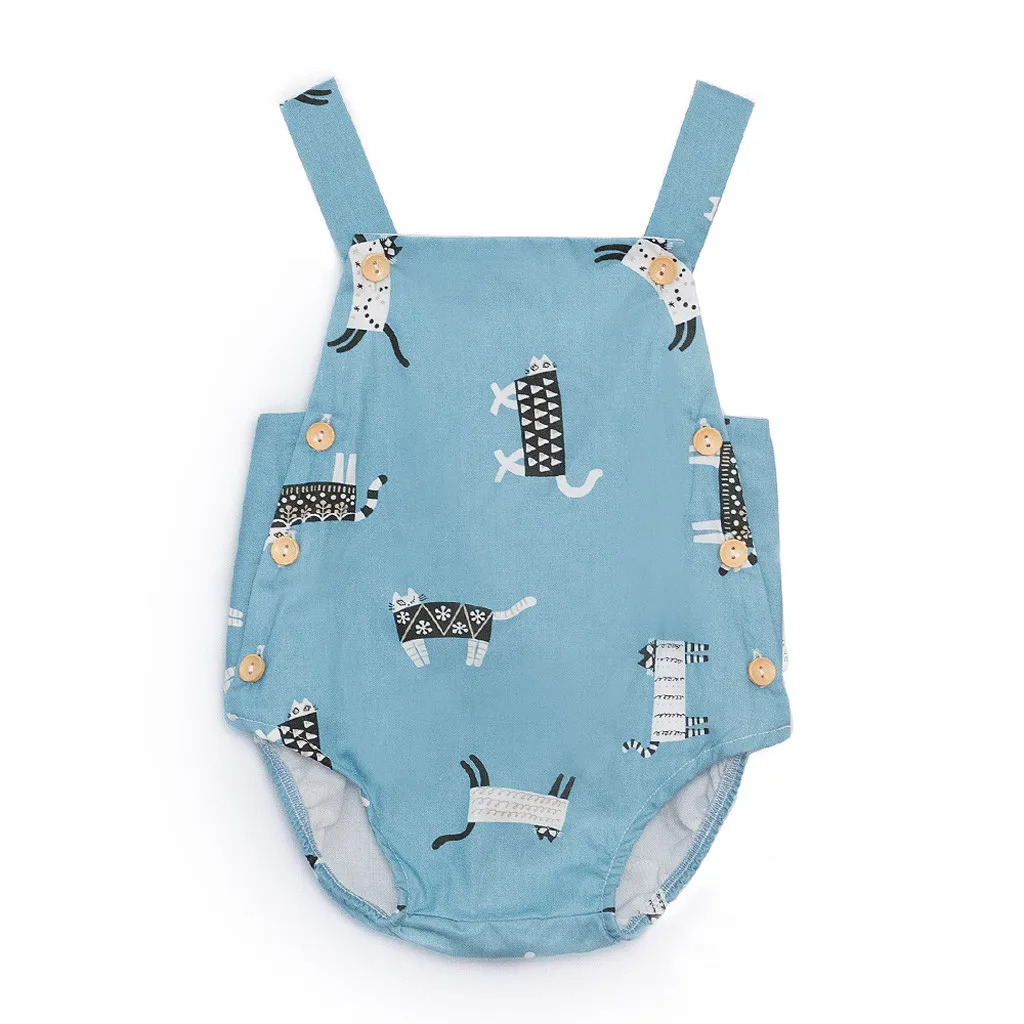 Детский однотонный Цветочный комбинезон с вышивкой|Ромперы| |