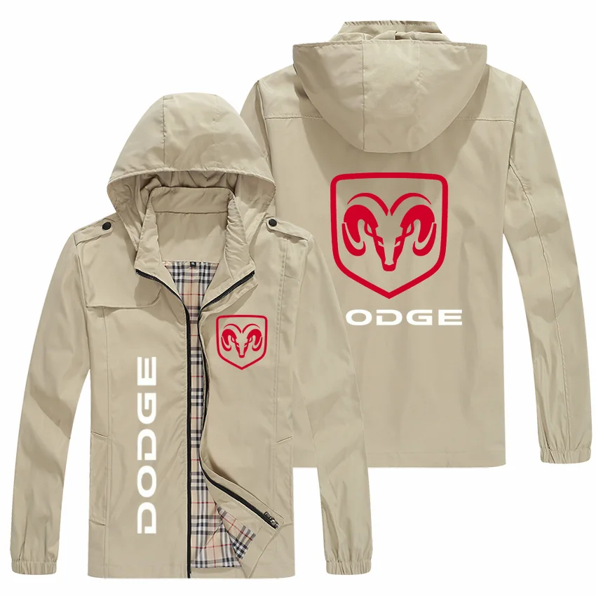 

2021 men's new spring and autumn jacket men's and women's casual zipper standing jacket hooded printing logo DO