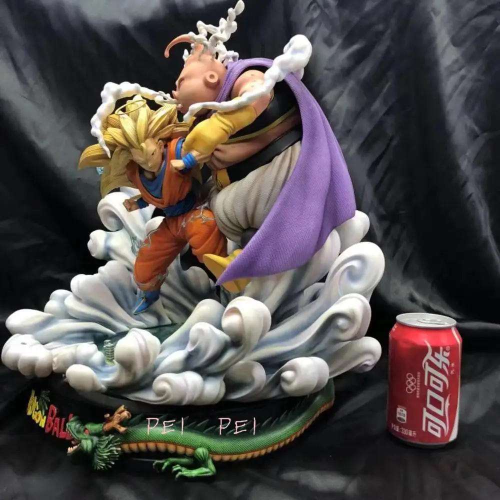 Аниме Dragon Ball Super Saiyan 3 Son Goku VS Majin Buu полноразмерная анимационная фигурка GK Коллекционная модель игрушки P1684