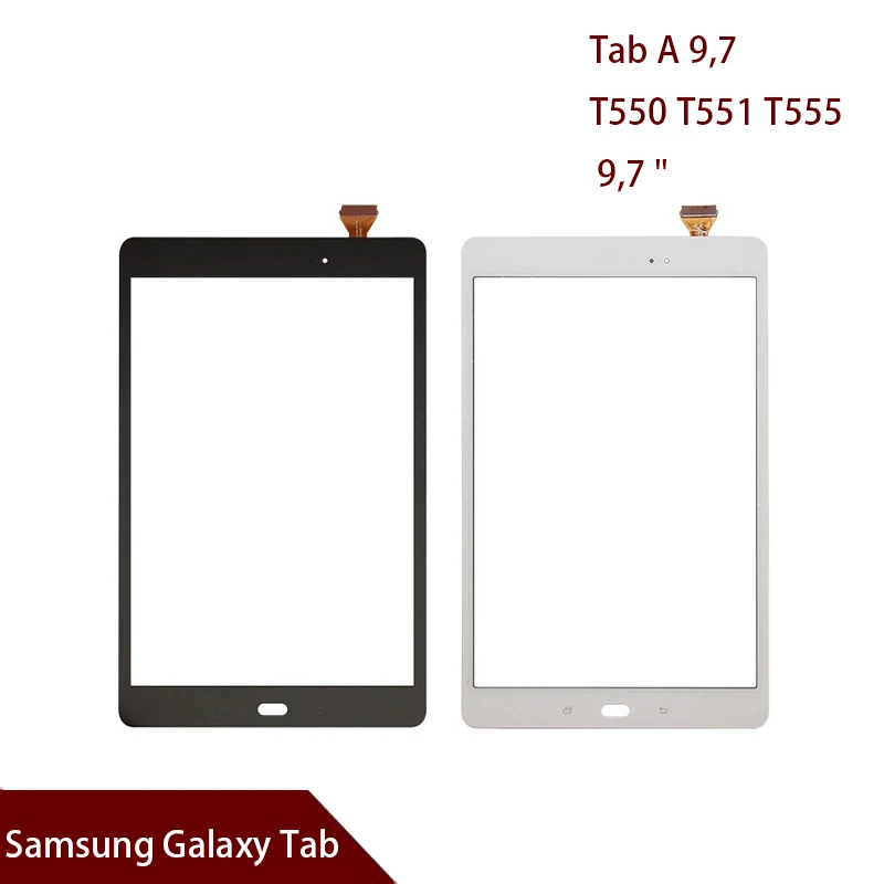 Хорошее качество 9 7 &quotдля Samsung Galaxy Tab A SM T550 T551 T555 сенсорный экран дигитайзер