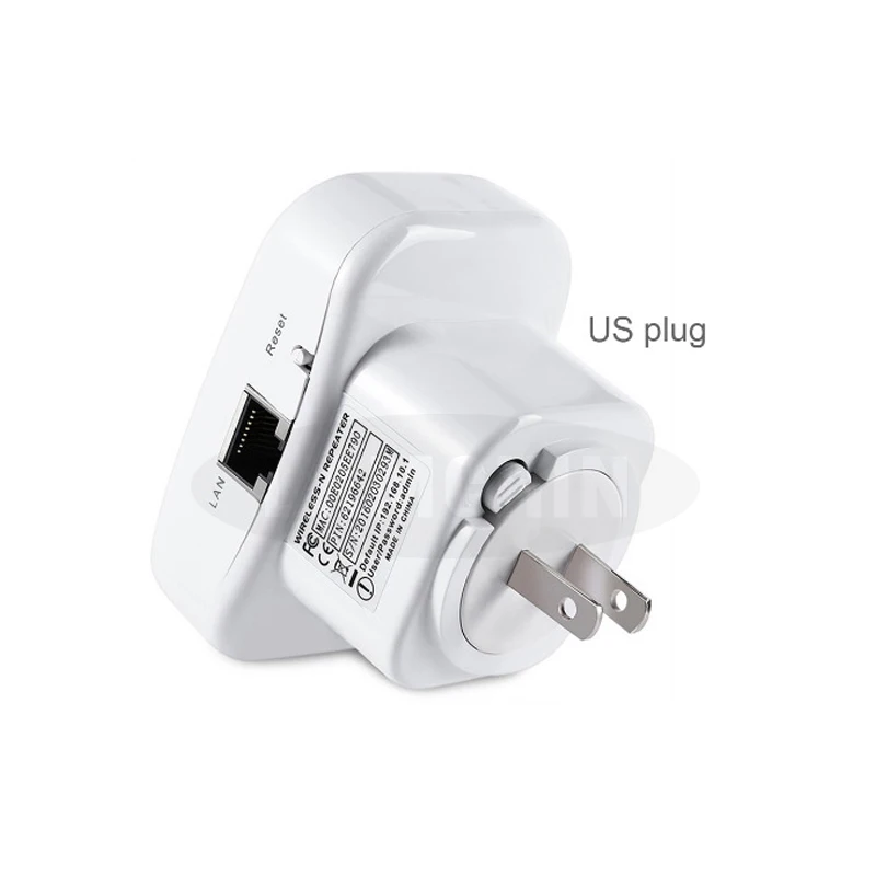 US Plug Беспроводной WiFi ретранслятор Wifi расширитель усилитель WiFi 802.11N/B/G усилитель ретранслятор WiFi Reapeter точка доступа - Комплект: US Plug
