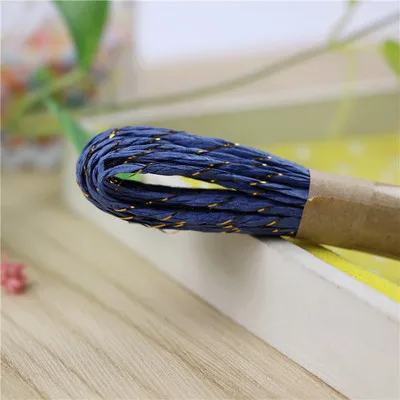 10 м красочные бумажные веревки DIY ручной работы ремесло для свадьбы торт из конфет Печенье Подарочная коробка упаковочный обмоточный Декор - Цвет: style 3