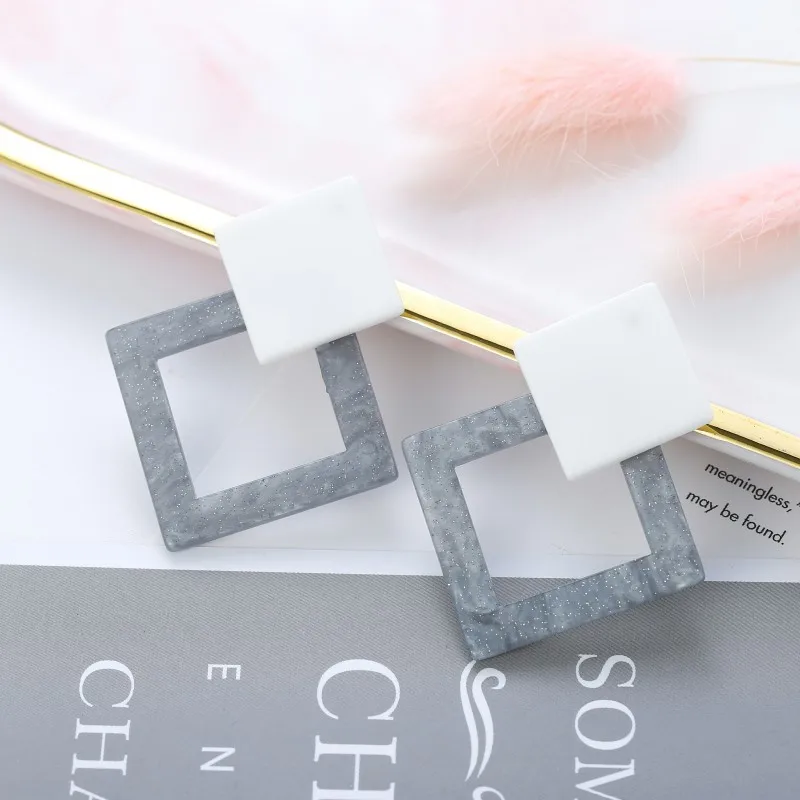Женские серьги клипсы для ушей без прокола геометрические винтажные клипса