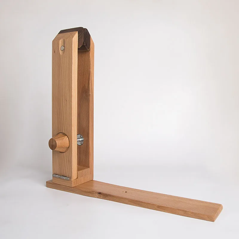 Зажим из кожи и дерева для ручного шитья инструменты рукоделия работы с кожей