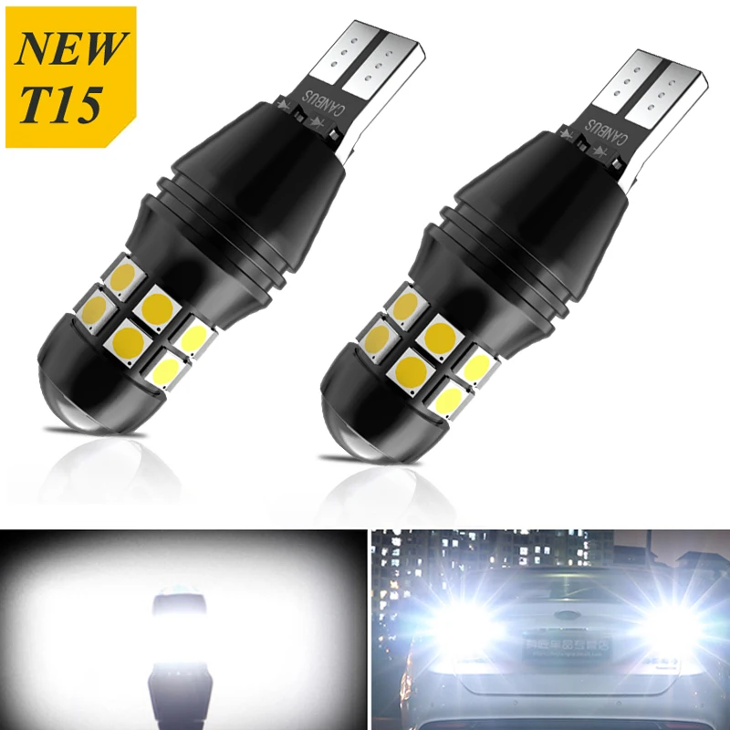 Комплект из 2 предметов с can-bus T15 W16W светодиодный лампы 920 912 3030 20SMD белый 6000K 12V