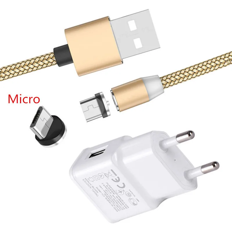 Магнитный зарядный кабель Micro usb 5 В 2 А для Samsung Galaxy A10 Huawei Honor 7A Xiaomi Redmi 4X LG Q60 ZTE HTC