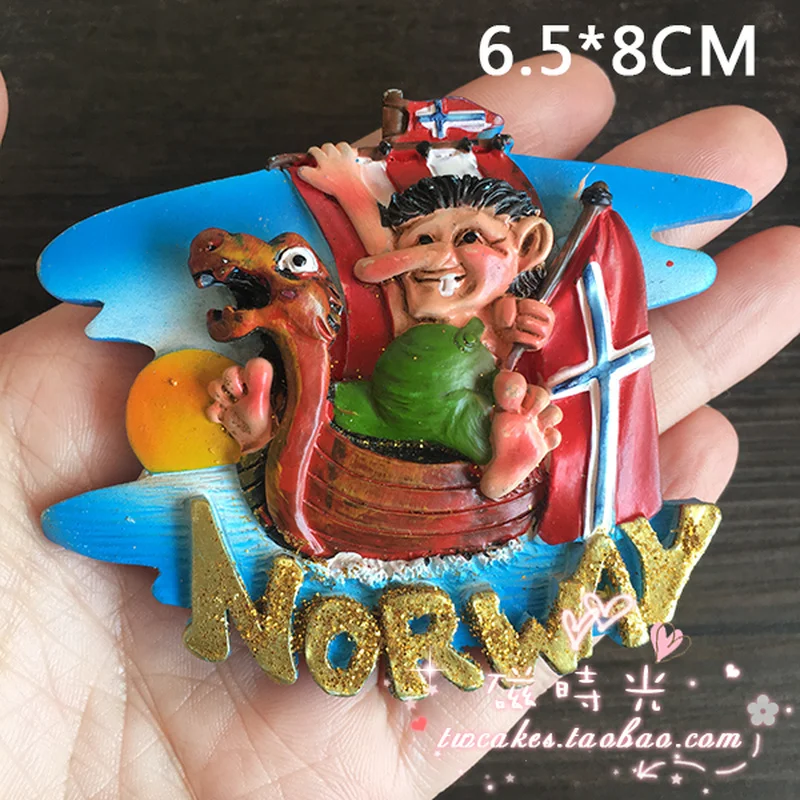 Норвежский туристический Мемориальный ландшафт магнит для холодильника