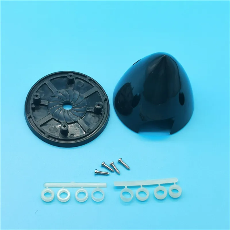 

1 Set Point Tip Nylon Plastic RC Airplane Prop Propeller 1.5-3 Inch Spinner 2 Blade RC Spare Parts Black/White Color