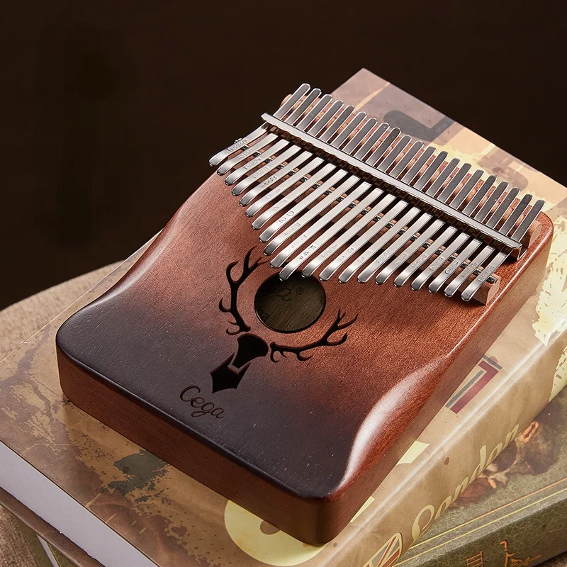

Kalimba 2021 Новинка 21 клавиша большой палец высокое качество деревянный музыкальный инструмент Обучающая книга фортепиано Рождественский пода...