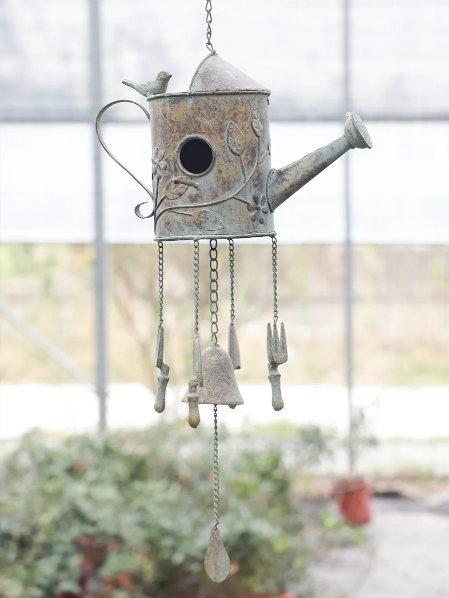 Лейка ручной работы наружное садовое украшение Ретро винтажные металлические