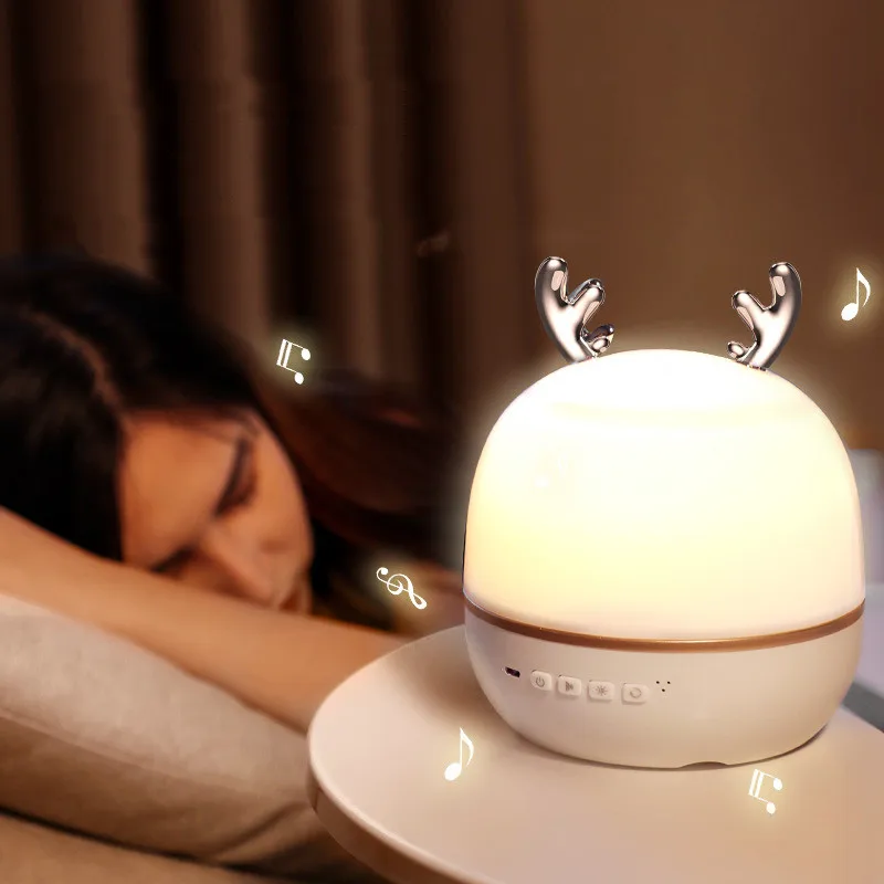 Детский ночник с музыкальной шкатулкой BlueTooth динамик светодиодный светильник