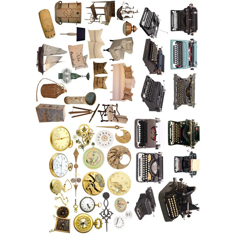 2 шт./лот винтажная пишущая машинка Trivia Deco DIY планировщик наклейка альбом Дневник