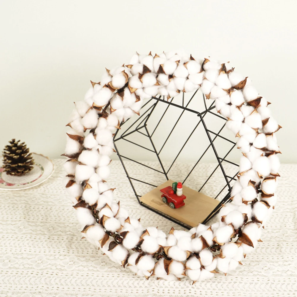 Сухие цветы из натурального хлопка венки для вечерние ринки фестиваля свадьбы