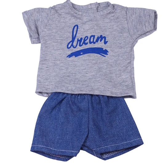 Рубашка и аксессуары для кукол-реборн 45 см наборы коротких штанов | Игрушки хобби