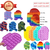 20cm rainbow kawaii pop bubbles fidget toys for kids anti stress relief figet toys adults xmas sensory autism adhd depression