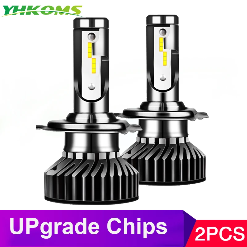 Автомобильные передние фары YHKOMS H4 110W 16000LM Canbus H7 H1 светодиодный H8 H9 H11 9005 9006 4300K 6500K