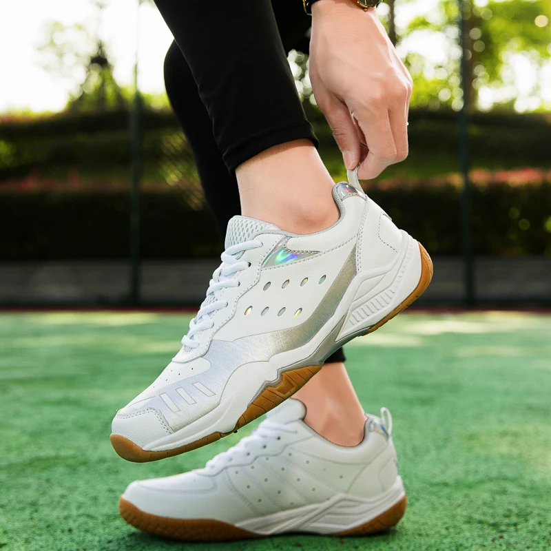 JIEMIAO Professional Tennis Shoes Men Women Tennis Badminton Training Shoes Top Quality Male Tennis Sneakers Tennis Masculino