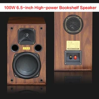 100w high power 6 5 inch home bookshelf speaker high school low three way hifi audio fever passive front speaker long stroke
