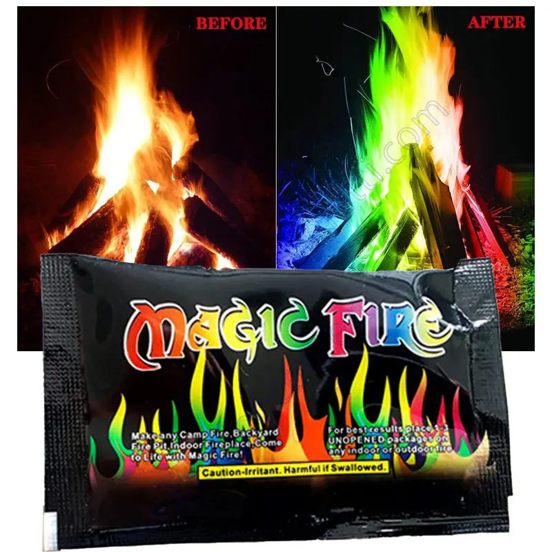 Мистический Огонь Fuego Magic пламя костра стилизованные под языки пламени вечерние