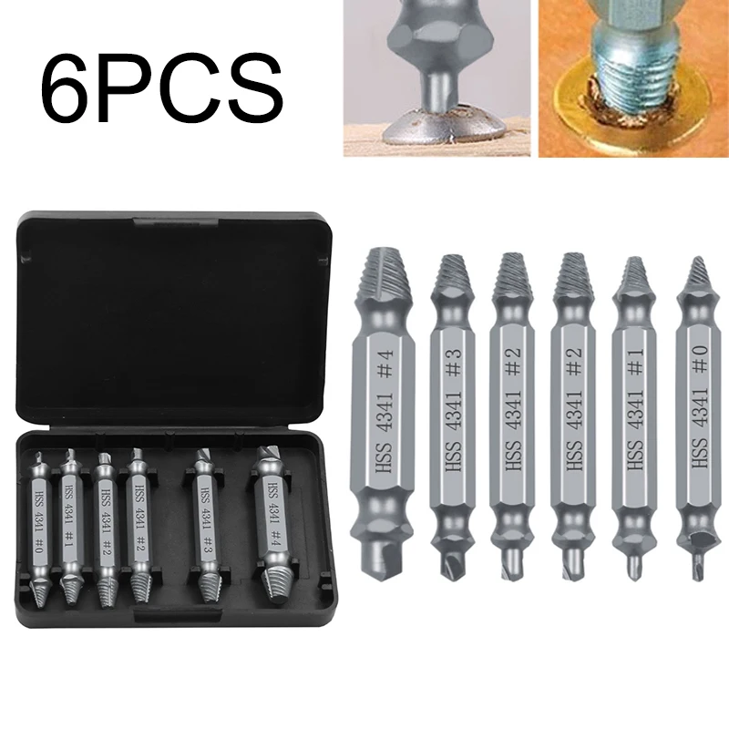 

Drill Bits Screw Removers Out Silver Anti-rust Workshop Tools Supplies