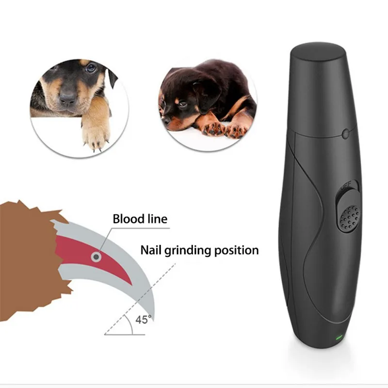 

Cat Paws Nail Cutter Grooming Trimmer Pet Nail Grinder Dog Nail Clippers Painless Electric Nail Grinder Pet Grooming Acessories