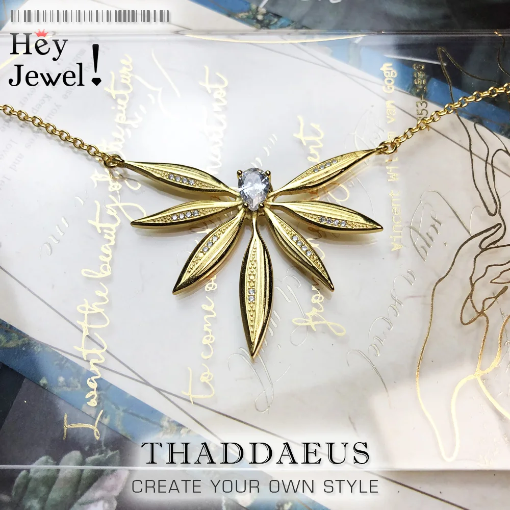 Ожерелье с листьями большого размера ювелирные изделия в европейском стиле из