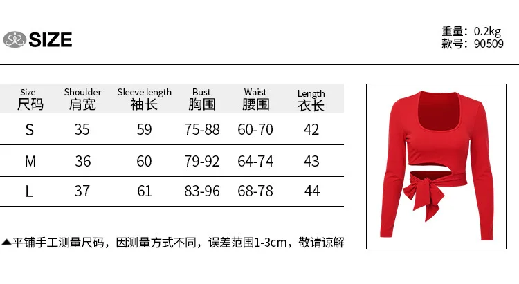 

Women Solid Long Sleeve T Shirts O Neck Sexy Top Irregular Short T-shirts