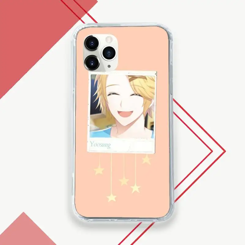 

Yoosung Mystic Messenger Phone Case Transparent for iPhone 11 12 mini pro XS MAX 8 7 6 6S Plus X 5S SE 2020 XR