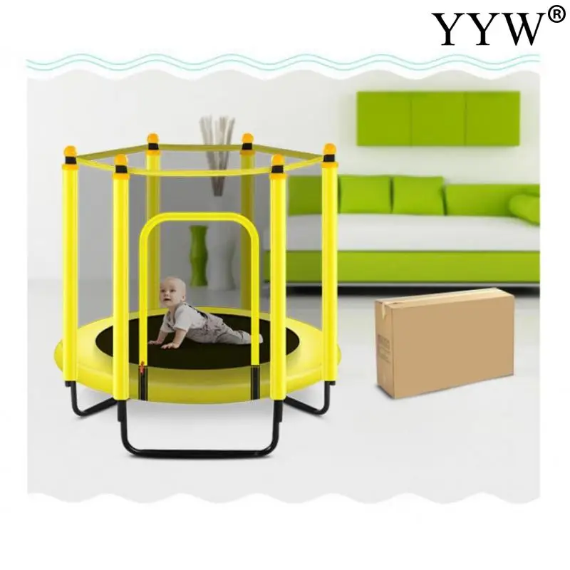 Высококачественный детский батут Круглый бесшумный Фитнес Эластичный трос для