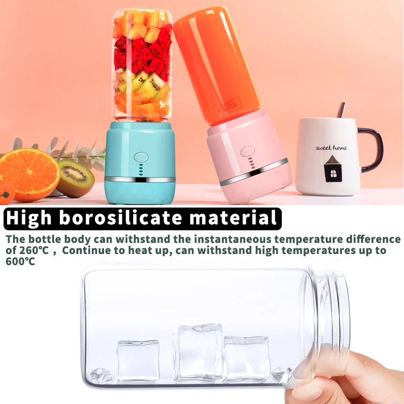 Портативная электрическая соковыжималка блендер USB мини фруктовые миксеры