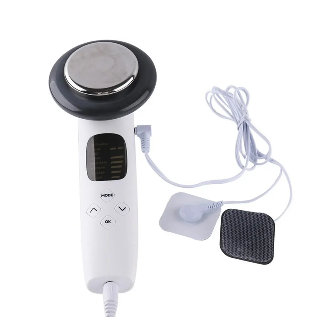 

Ultrasonic Massage Beauty Instrument Three-in-one Slimming Instrument Led Color Light Body Sculpting Instrument