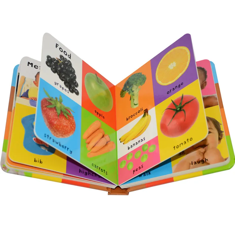

24 Pages/ Books for Kids Early Education First 100 Words In English Hardcover Board Book Children English Picture Books
