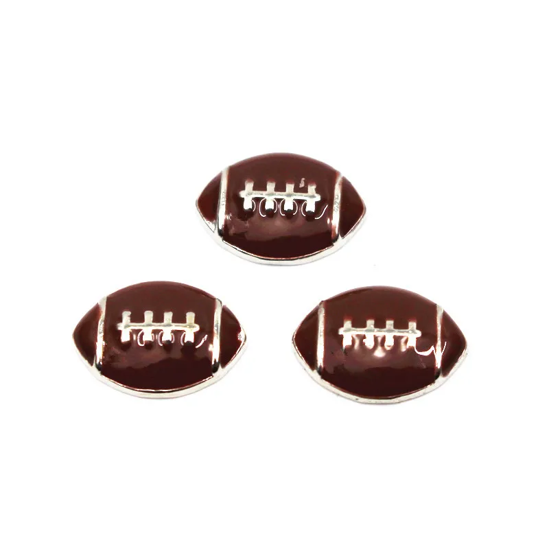 

20 шт./лот Подвески ручной работы из футбольного сплава для изготовления стеклянных медальонов