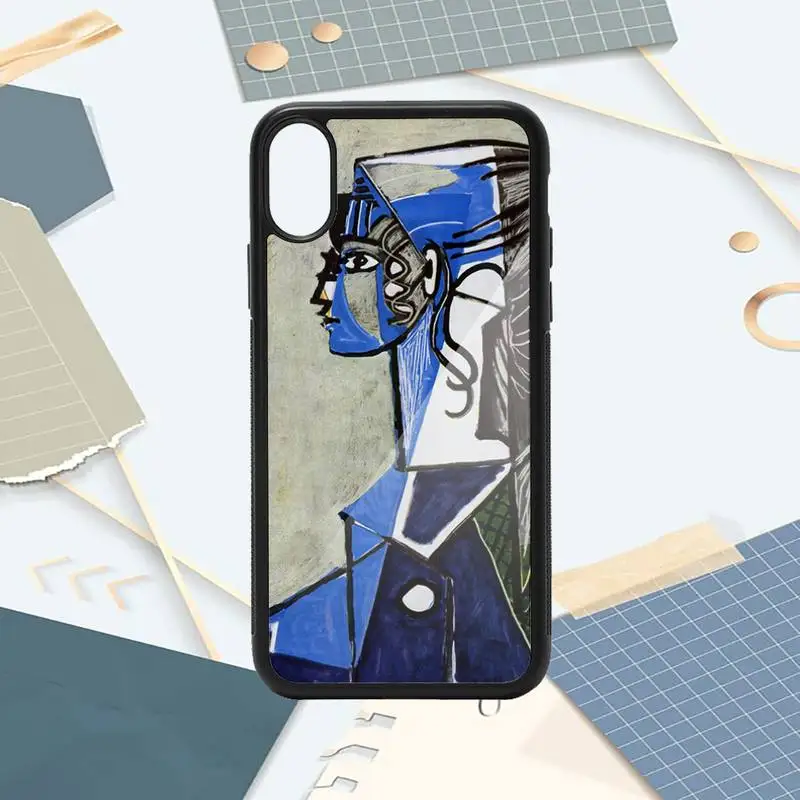 

Picasso abstract retro art painting Phone Case PC for iPhone 11 12 pro XS MAX 8 7 6 6S Plus X 5S SE 2020 XR