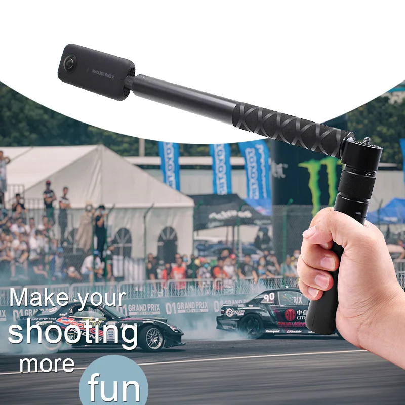 Телескопическая селфи палка ONE X штатив с поворотной ручкой на 360 градусов для