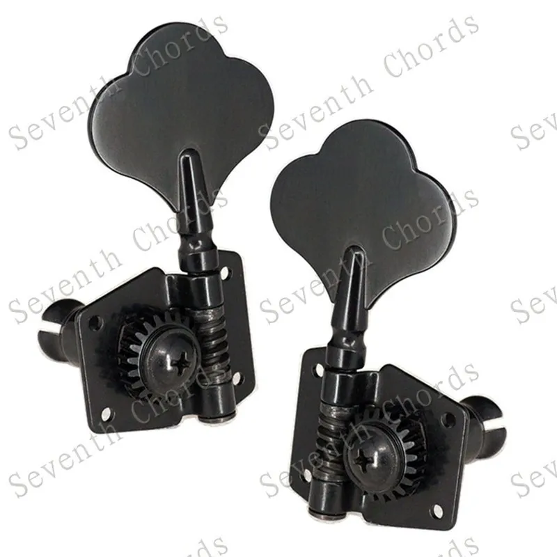 Набор из 6 шт. черные струнные тюнеры с открытой шестерней тюнинговые колышки