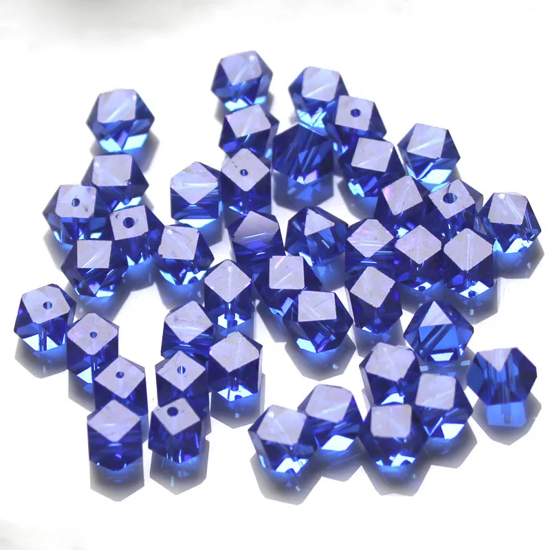 

StreBelle AAA 2020 New unique design cube 6x6mm loose glass crystal beads for fashion jewelry DIY Making 100pcs