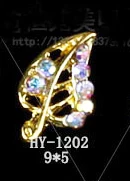 HY-1202 10pcs 10 шт./лот, сплав нейл-арта 3d с плоской задней частью красочные бриллианты ювелирные изделия Стразы для ногтей Советы украшения - Цвет: HY-1202 10pcs