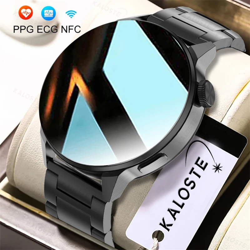 Reloj inteligente deportivo para hombre y mujer, pulsera con carga inalámbrica, Bluetooth, llamadas, GPS, seguimiento de movimiento, ECG, para Android e Ios, NFC, 2022