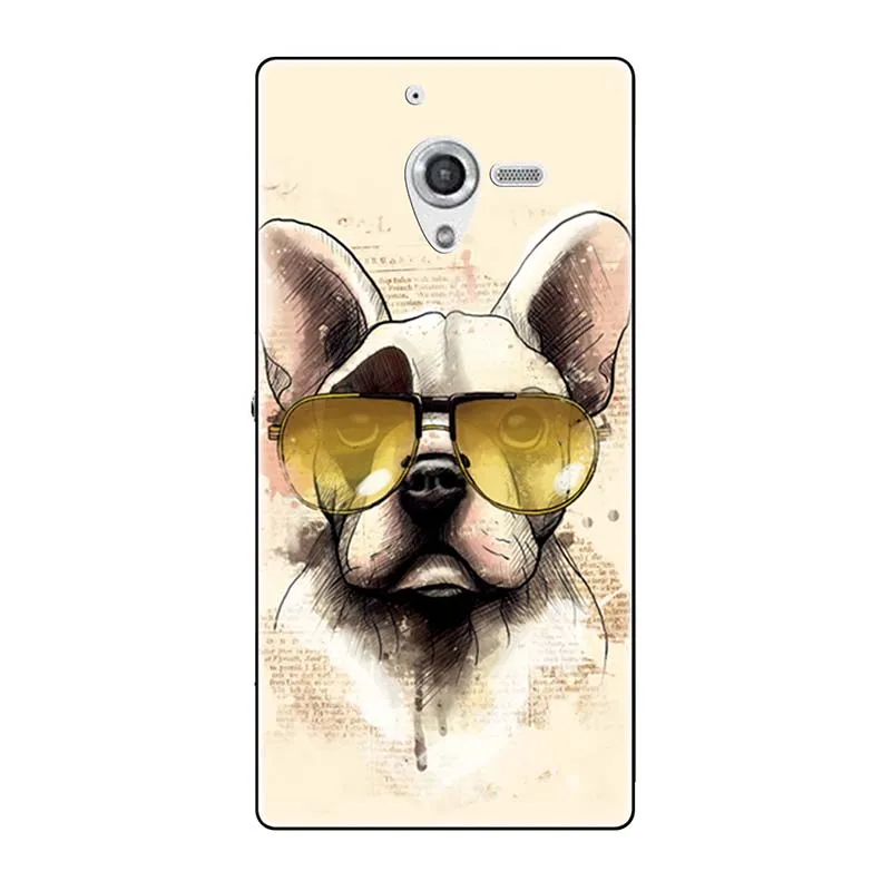 A23 Телефонные чехлы для sony Xperia ZL непосредственный сбыт из L35H C6502 C6503 C6506 5," чехол с принтом(розы); волк милый чехол-крышка с узорами чехол для телефона чехол Fundas Para - Цвет: A23