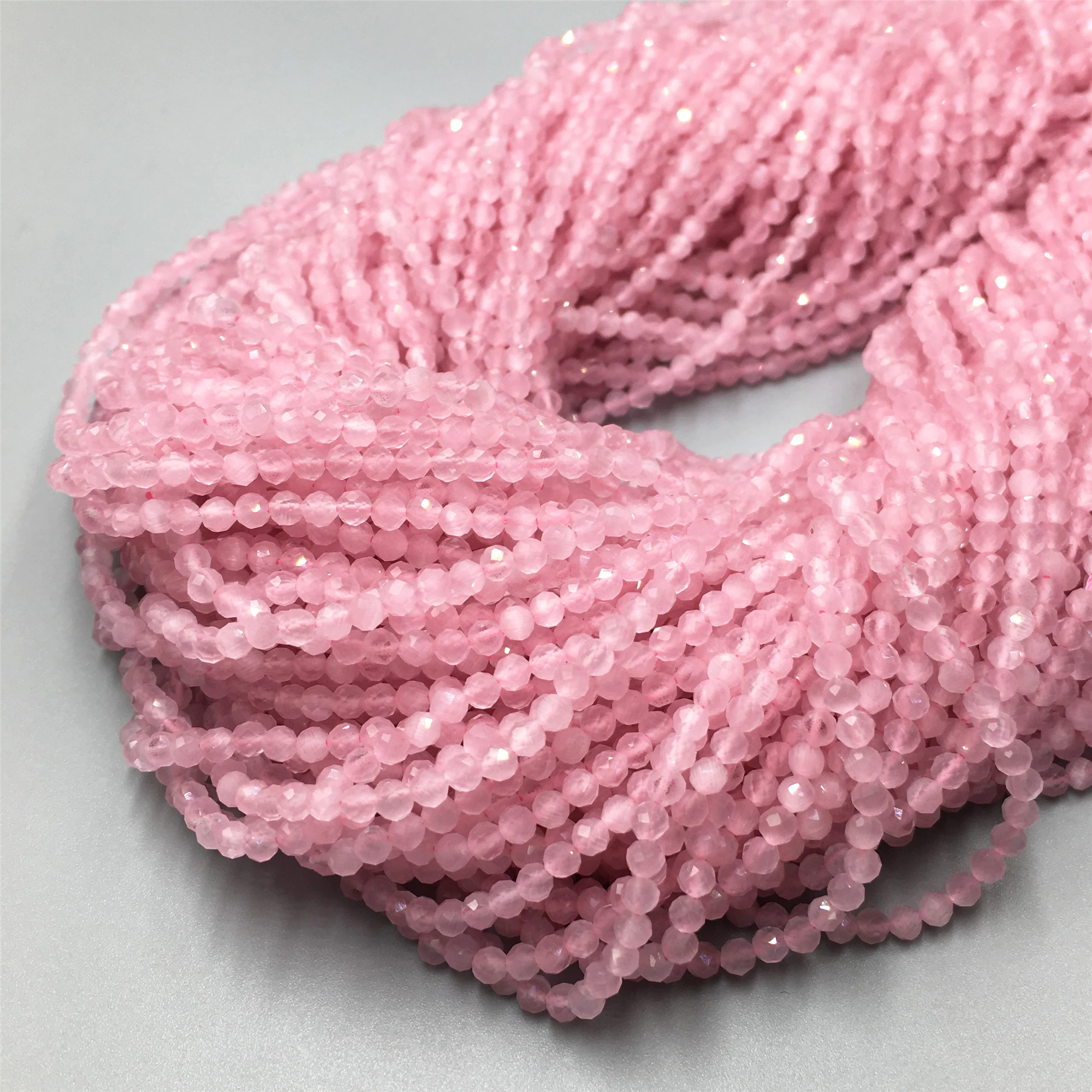 Граненые бусины кошачий глаз 2 мм 3 мм|Бусины| |