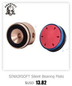 SHS CNC Алюминиевые Двойные уплотнительные кольца резиновые колодки тип головки цилиндра подходит AEG страйкбол Ver.2/3 коробка передач для пейнтбола стрельба аксессуары