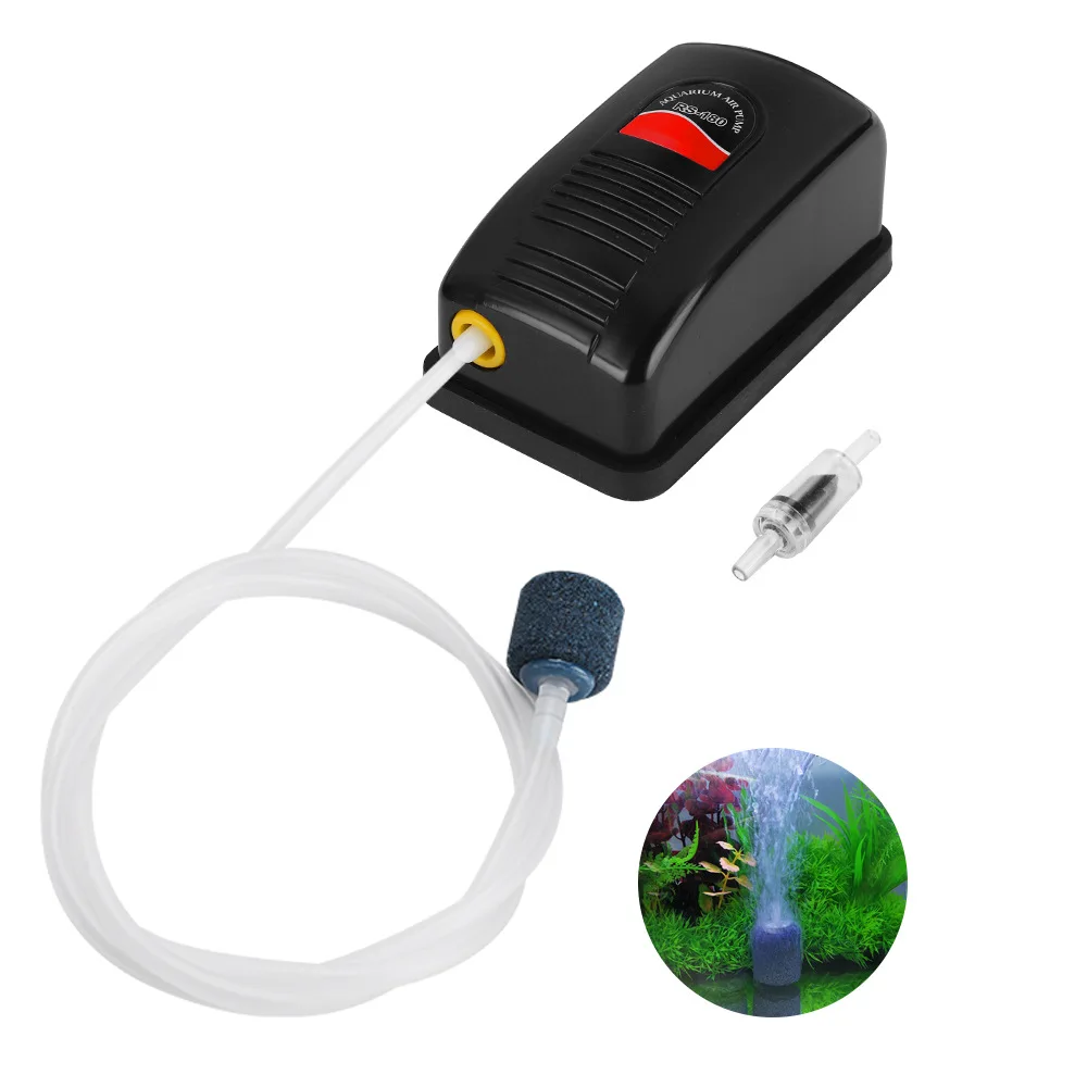 

Fish tank small aeration pump oxygen pump RS-180 aquarium oxygen pump mute fish breeding aeration pump