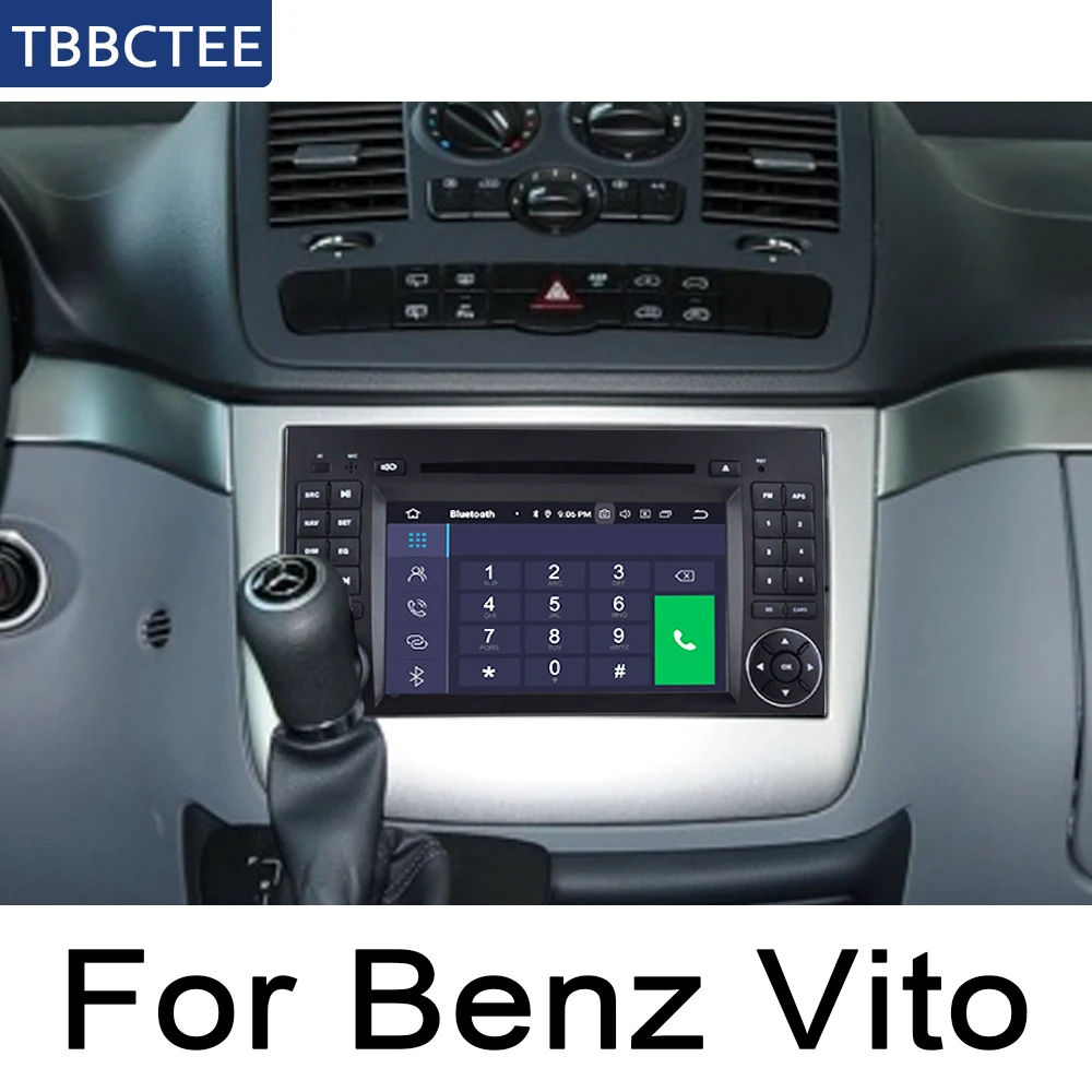 

Автомобильный мультимедийный плеер для Mercedes Benz Vito 2009 ~ 2011 NTG Android WIFI GPS навигация Авторадио сенсорный экран BT карта