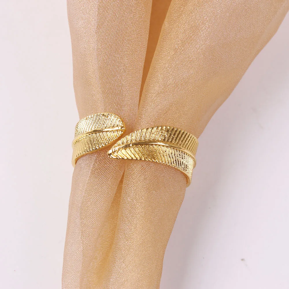 6 шт. декоративное кольцо для салфеток из цинкового сплава|napkin holder|gold napkin ringsring |