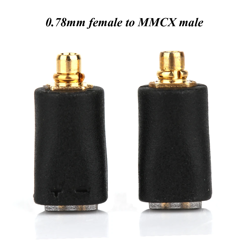 Pair hifi audio MMCX Converter 0.78MM Headset Converter Plug 0.78mm to mmcx hi-end mmcx to qdc
