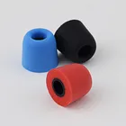6 шт. амбушюры из пены губчатые амбушюры для наушников-вкладышей 4,9 мм Калибр аксессуары для наушников амбушюры T400 насадки для наушников с памятью