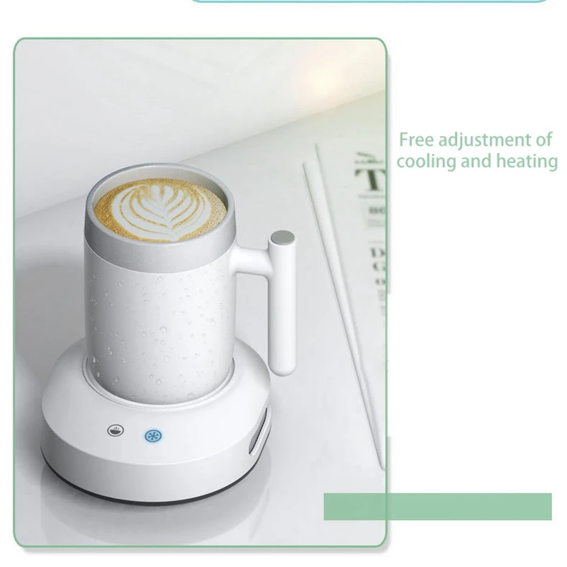 

2 in 1 Cup Cooler or Warmer,Coffee Tea Drinks Water Milk Desktop Heater Heating or Cooling Beverage Temperature