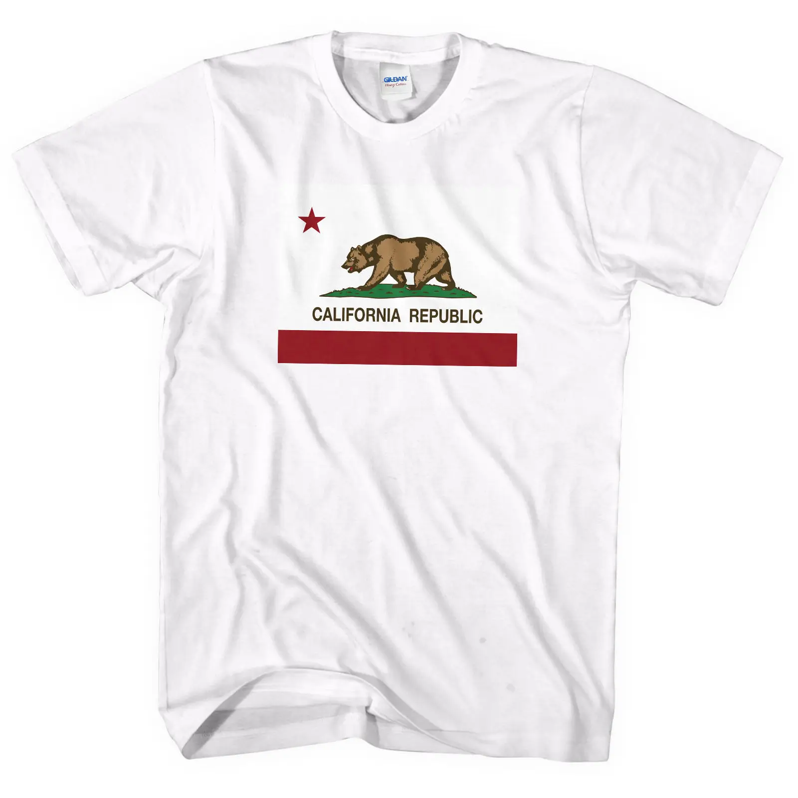 Футболка с флагом Калифорнии топ для мужчин женщин и детей футболка со штатом США